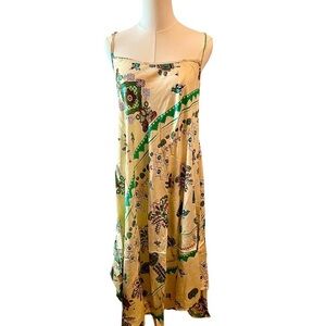 Floral Print Spaghetti Strap Dress